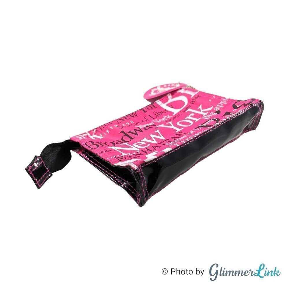 Jay Joshua NY Pink Black White Cosmetic Pouch Bag - Picture 5 of 10